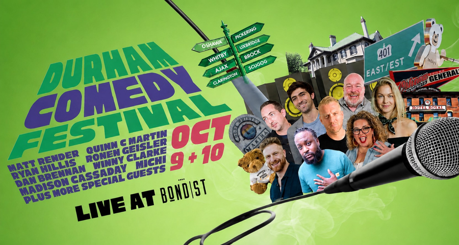 DURHAM COMEDY FESTIVAL - OCT 9 & 10 - BOND ST EVENTS