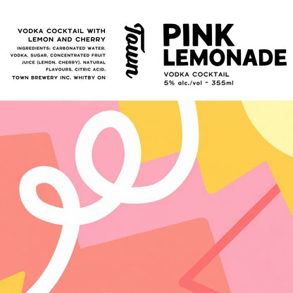 PINK LEMONADE VODKA COCKTAIL - 4PK
